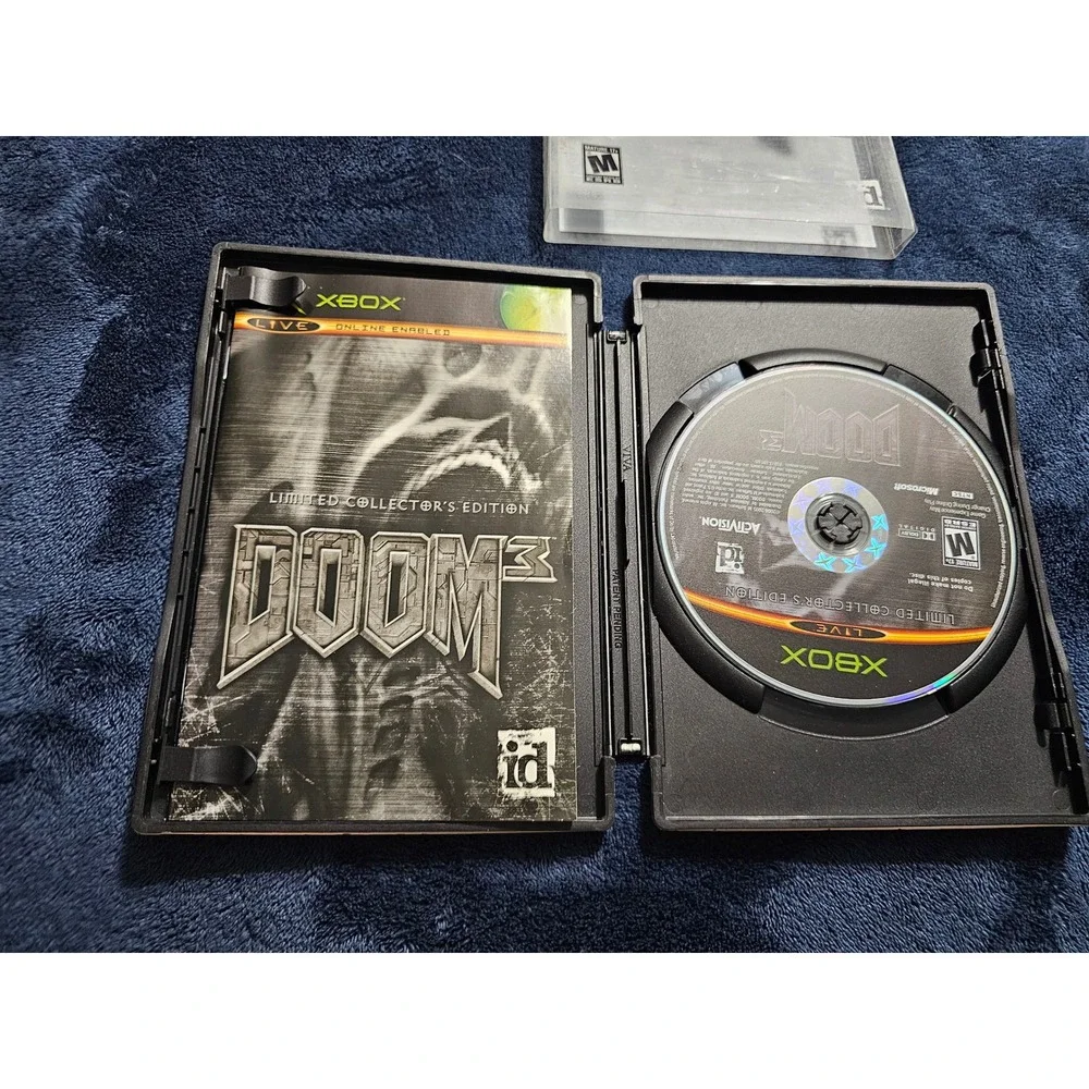 Doom 3 Limited Collector's Edition Xbox Original Steelbook Complete with Manual